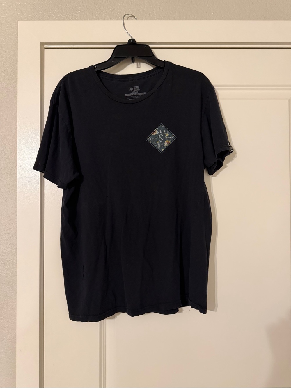 Salty Crew Black Short Sleeve Logo Tee